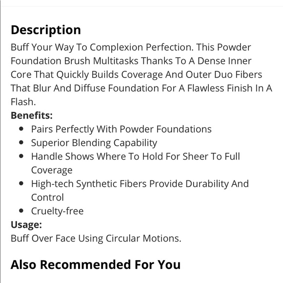 Smashbox Camera Ready powder foundation brush - Picture 3 of 10